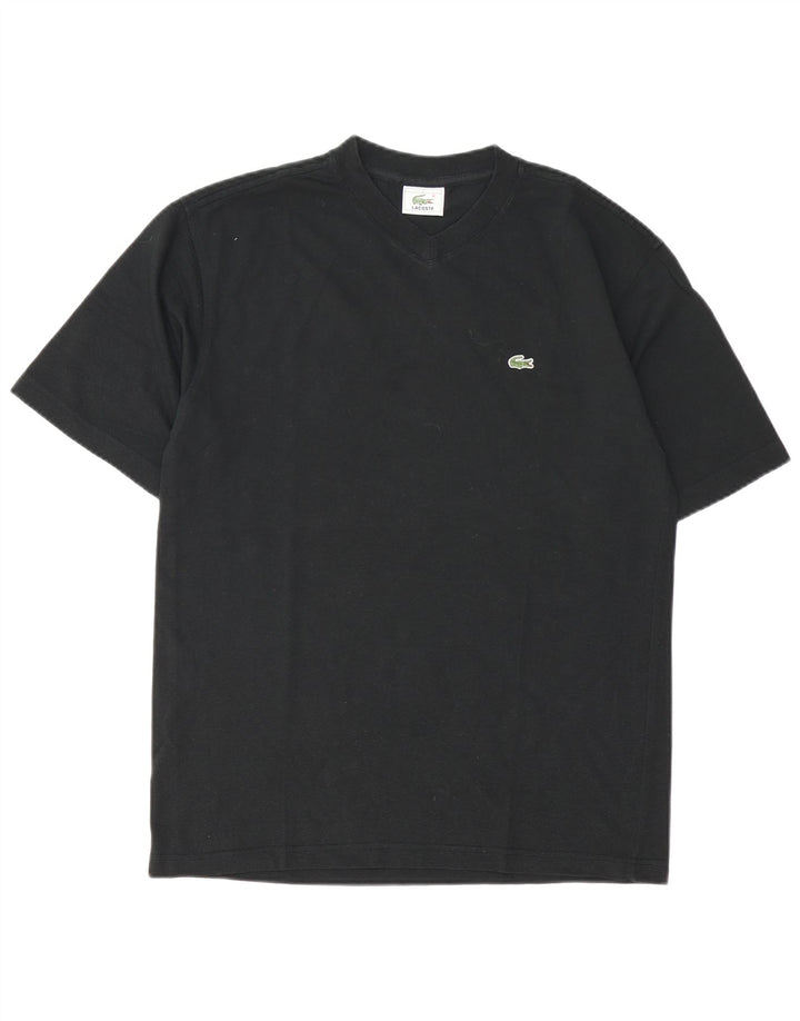 T-shirt da uomo Lacoste taglia 3 piccola in cotone nero