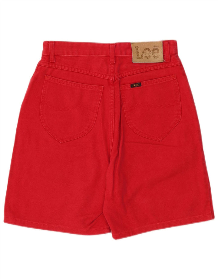 Pantaloncini di jeans Carmel da uomo LEE W30 in cotone rosso medio