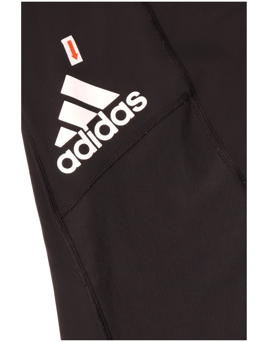 Leggings grafici Adidas Tech Fit da donna UK 12/14 medio nero