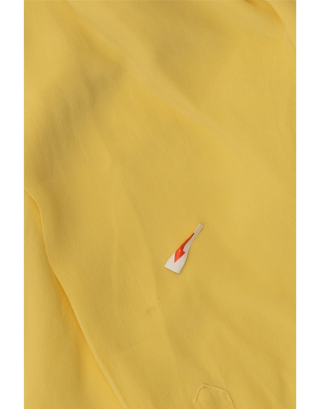 Camicia vintage da donna IT 50 XL in seta gialla