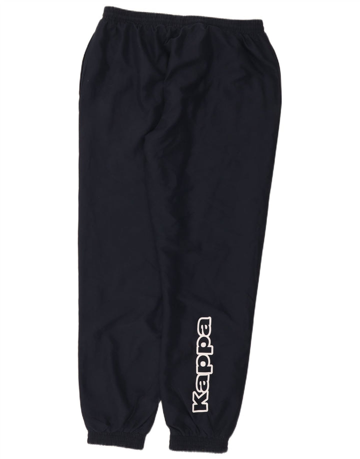 Pantaloni da tuta con grafica Kappa da uomo Joggers 2XL poliestere blu navy