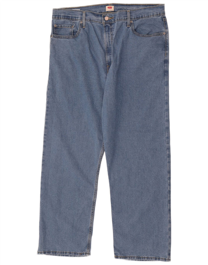 Jeans dritti da uomo Levi's W34 L28 cotone blu