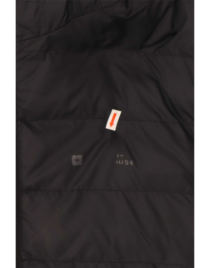 Giacca imbottita con cappuccio da uomo Mountain Warehouse UK 40 Large in nylon nero