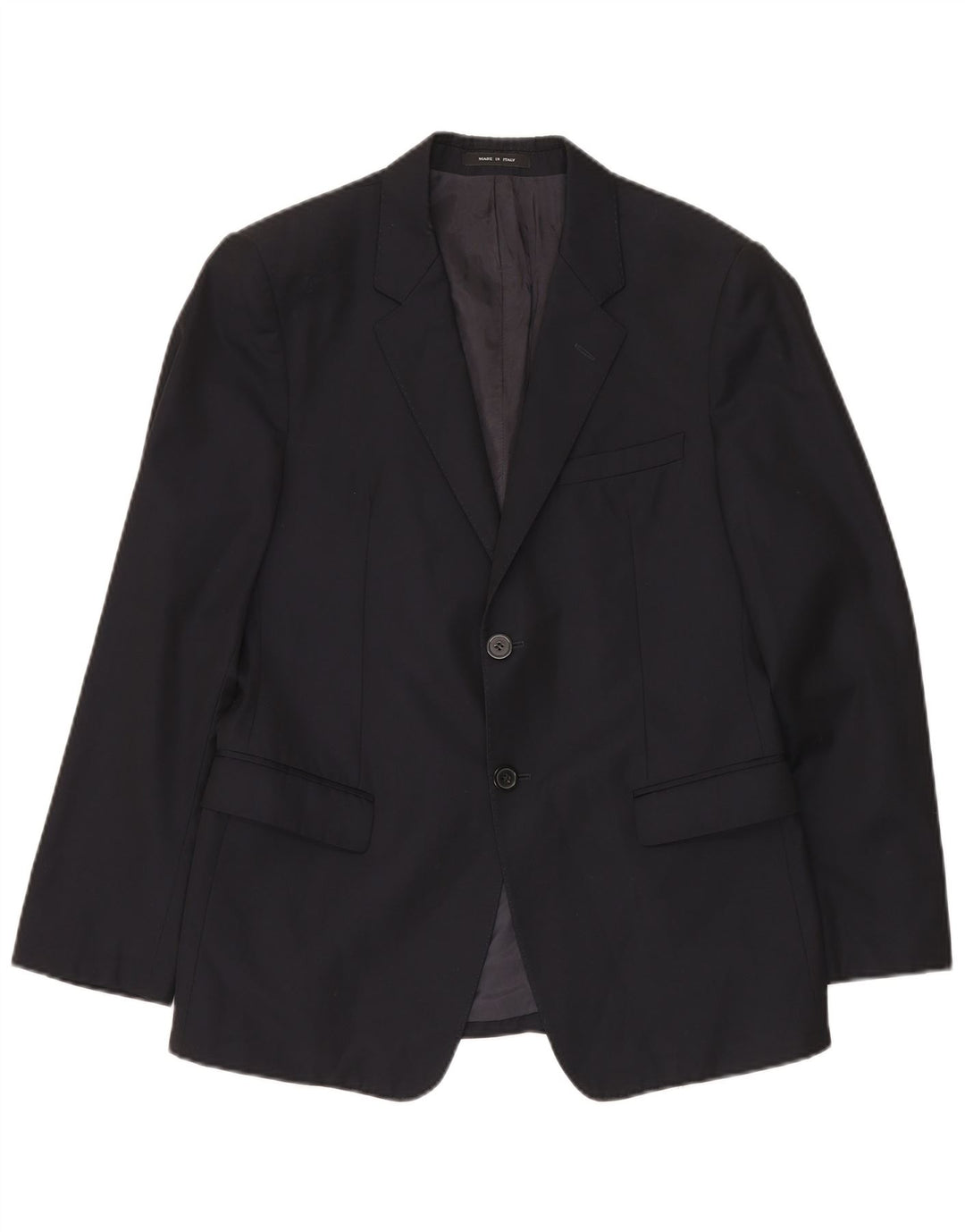 Abito da uomo in 2 pezzi a 2 bottoni Emporio Armani IT 50 Large W35 L30 Blu Navy