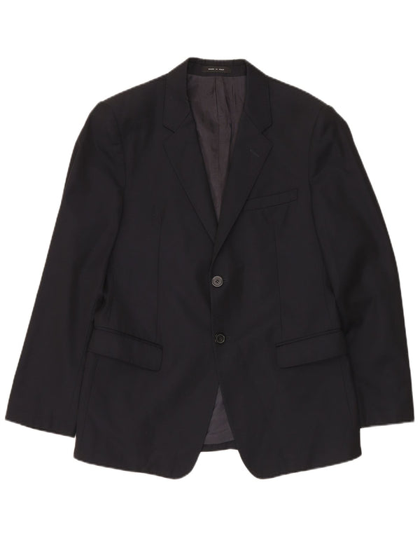 Abito da uomo in 2 pezzi a 2 bottoni Emporio Armani IT 50 Large W35 L30 Blu Navy