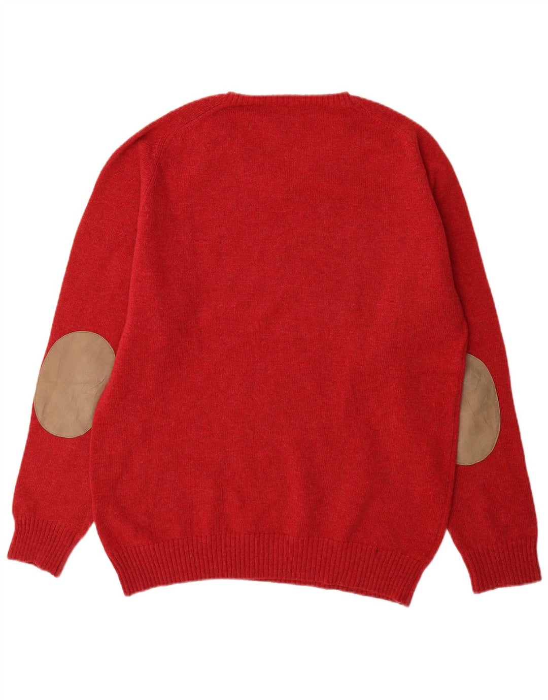 Maglione da uomo con scollo a V Murphy & Nye 2XL lana rossa