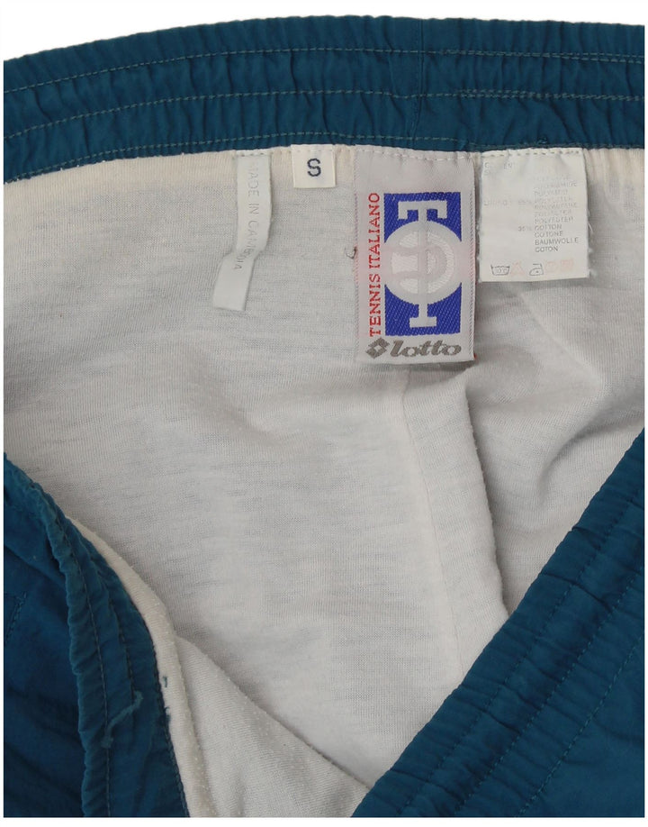 LOTTO Pantaloni da tuta da uomo Joggers piccoli in poliestere blu