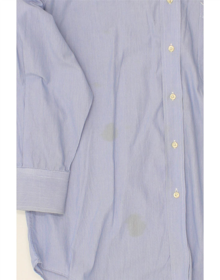 TOMMY HILFIGER Mens Shirt Size 15 1/2 Medium Blue Cotton Vintage Tommy Hilfiger and Second-Hand Tommy Hilfiger from Messina Hembry 