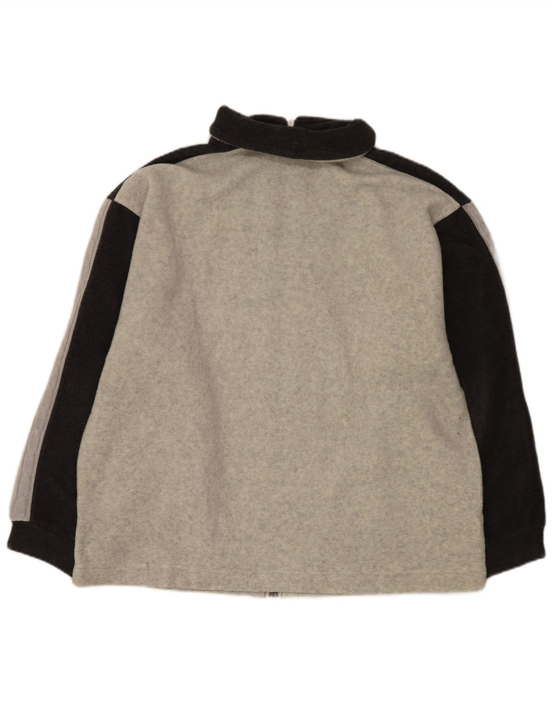 Giacca in pile lavorata a maglia da uomo Greenstone Park UK 44 2XL Blocco colore grigio