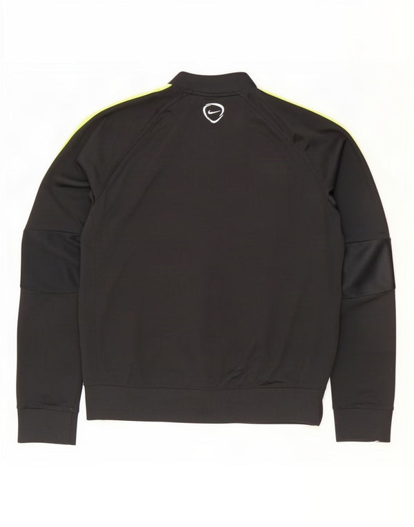 Giacca da tuta Nike Dri Fit da uomo XL in poliestere color block nero