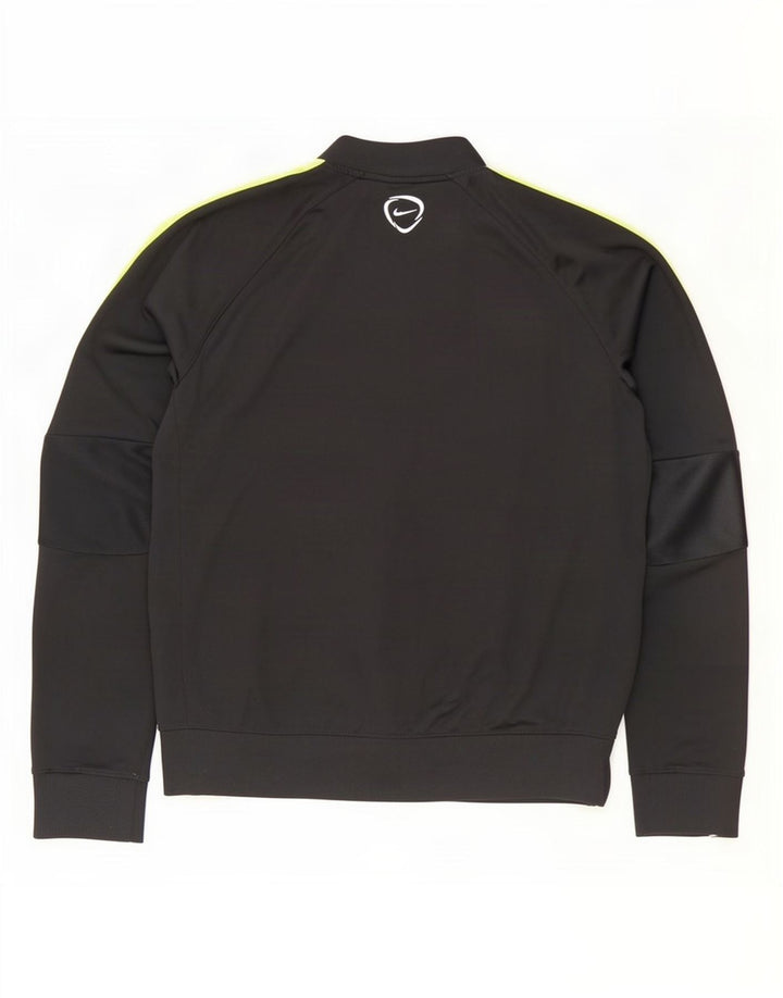 Giacca da tuta Nike Dri Fit da uomo XL in poliestere color block nero