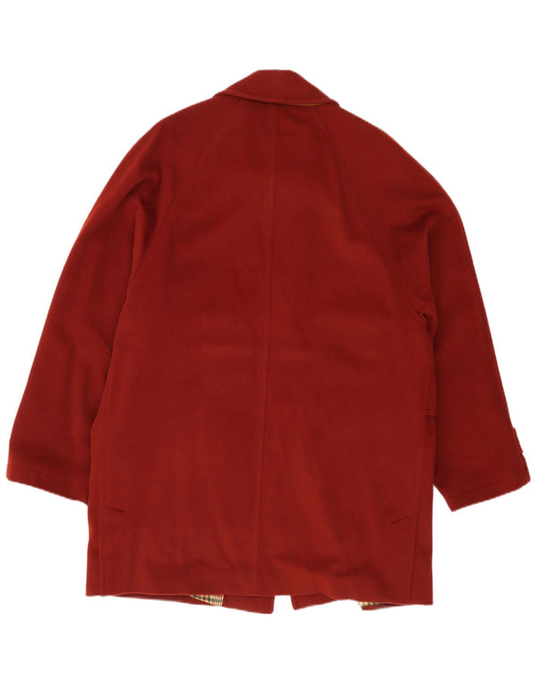Cappotto Uomo Trussardi IT 48 Medio Bordeaux Lana Vergine