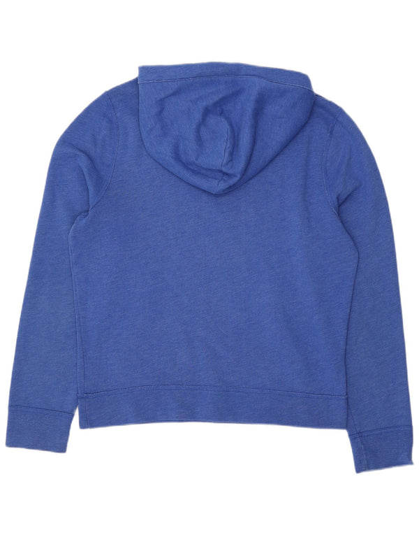 Felpa con cappuccio da uomo HOLLISTER XL in cotone blu