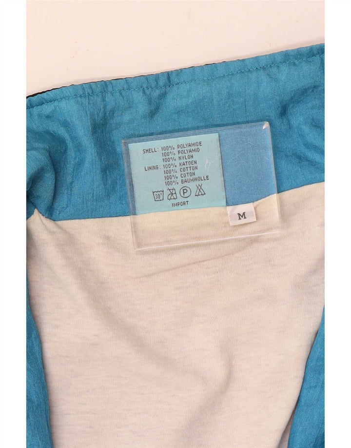 Giacca da tuta da uomo vintage in nylon color block medio multicolore