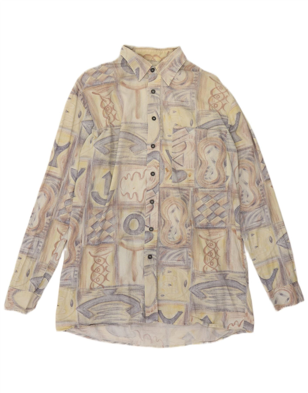 C&A Camicia da uomo grande patchwork multicolore