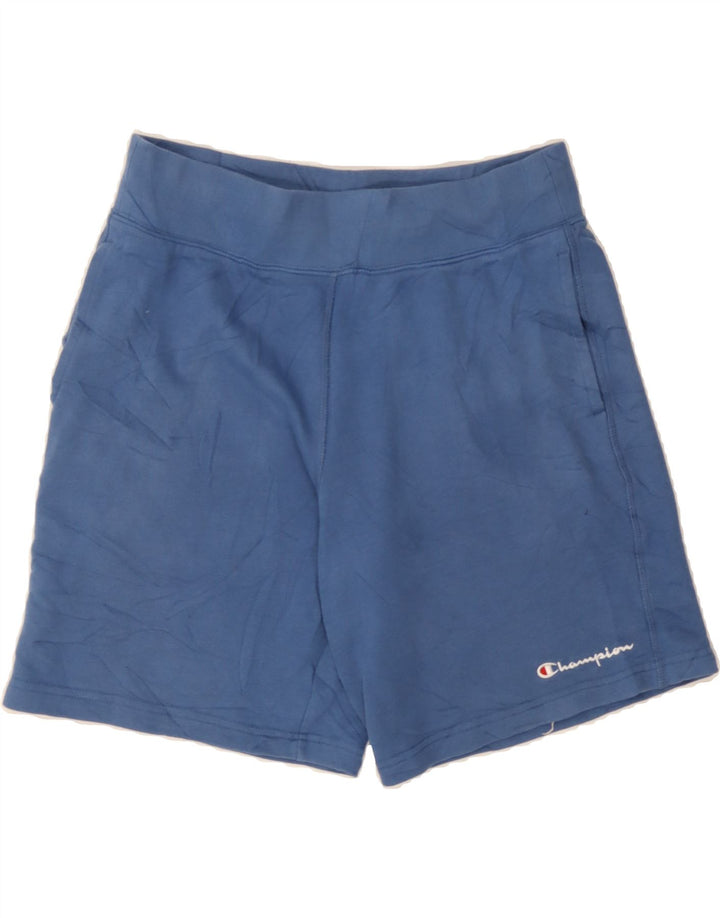 CHAMPION Mens Sport Shorts Medium Blue Cotton Vintage Champion and Second-Hand Champion from Messina Hembry 