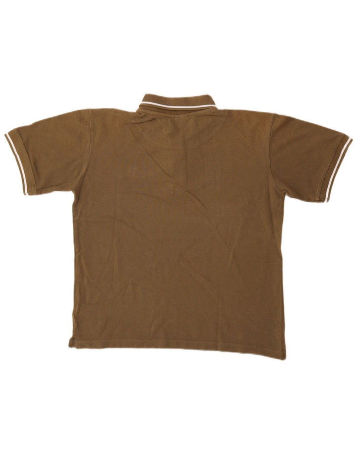 Polo Kappa da uomo in cotone kaki medio