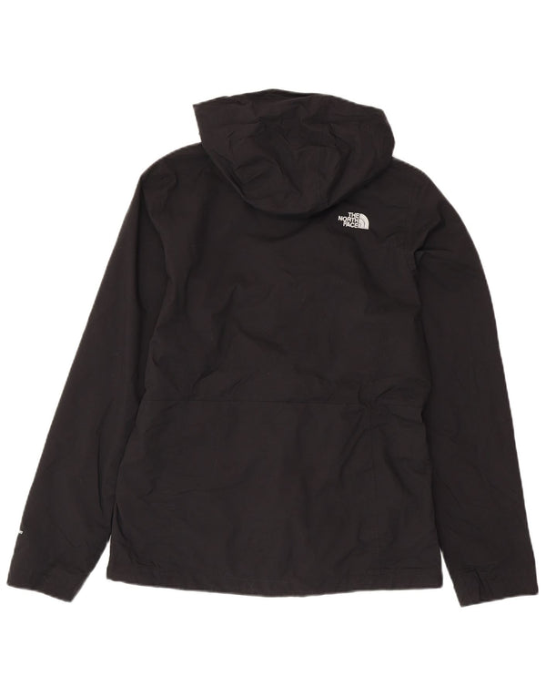 THE NORTH FACE Giacca antipioggia da donna con cappuccio UK 10 Small Poliestere nero
