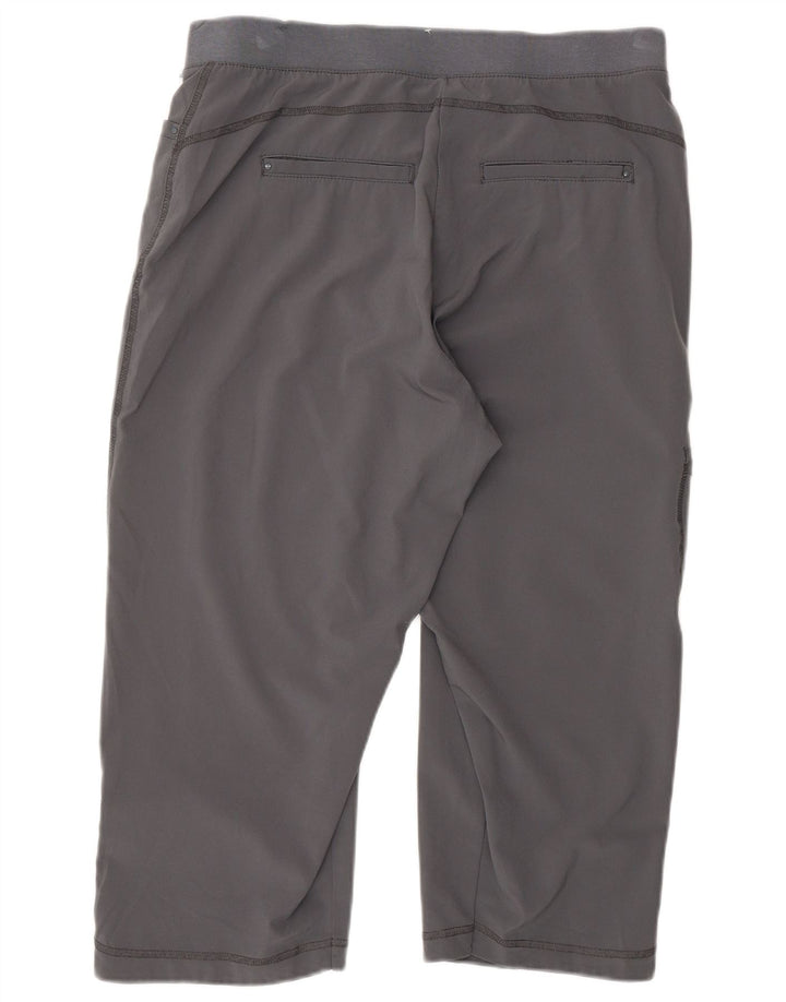 Pantaloni Capri da donna dalla vestibilità rilassata LEE US 8 Medium W30 L20 Poliestere grigio