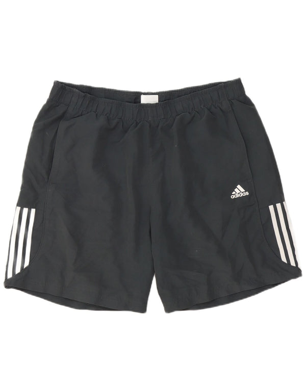 Pantaloncini sportivi Adidas Climalite da uomo XL poliestere grigio