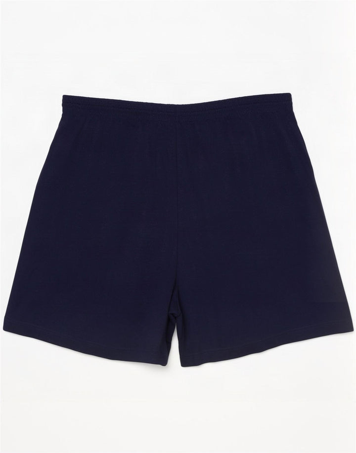 Pantaloncini sportivi da uomo Umbro grandi gessati blu navy