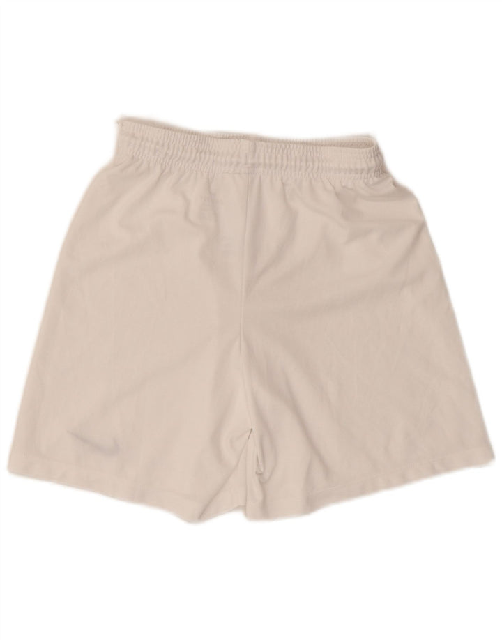 Pantaloncini sportivi Nike da ragazzo Dri Fit 12-13 anni Large Bianco in poliestere