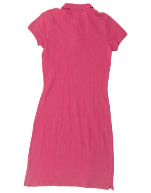 Abito polo da donna Ralph Lauren UK 12 cotone rosa medio