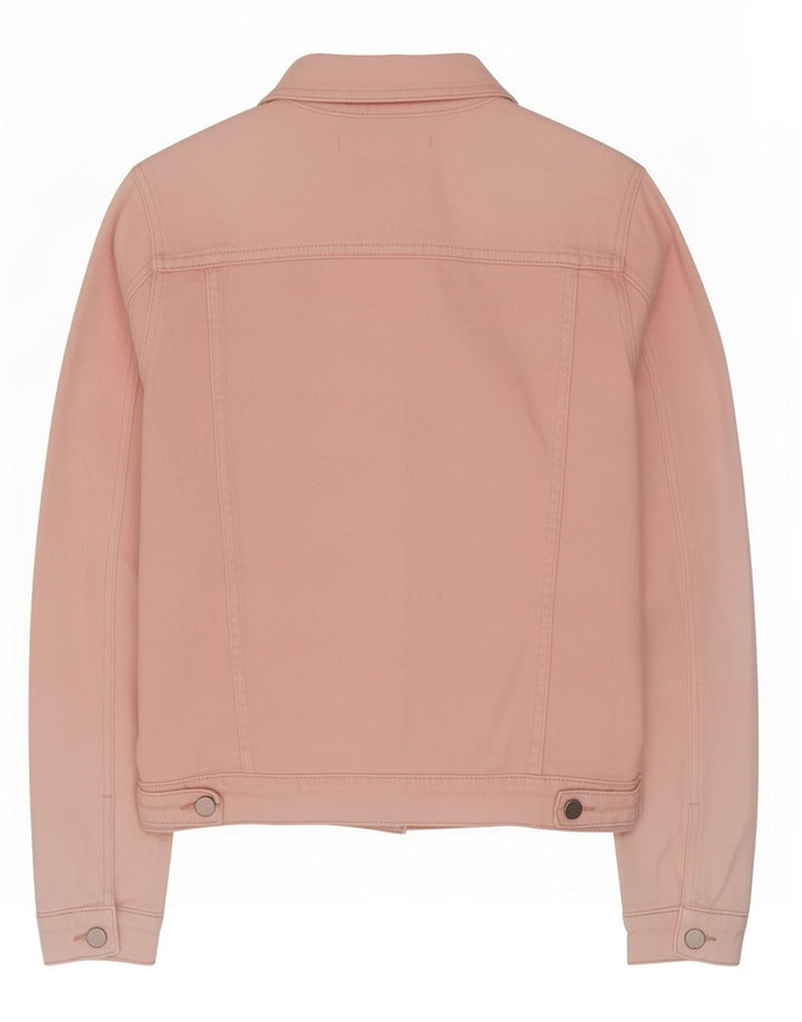 Giacca di jeans da donna French Connection UK 8 piccola in cotone rosa