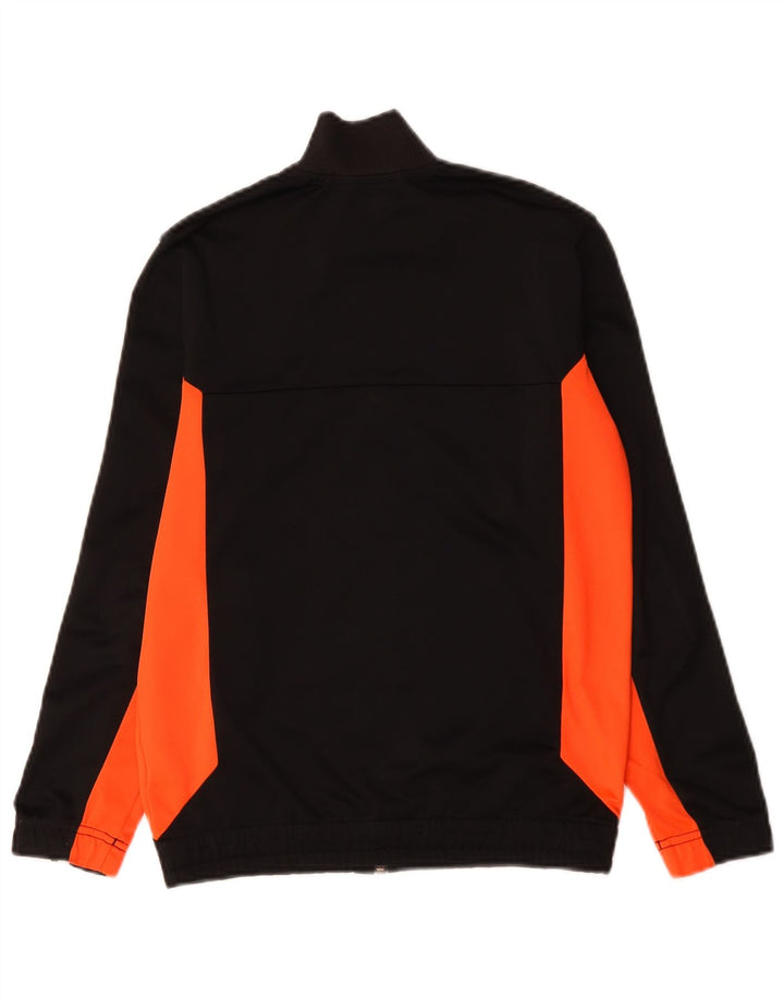 Giacca da tuta da ragazzo Adidas 11-12 anni in poliestere color block nero