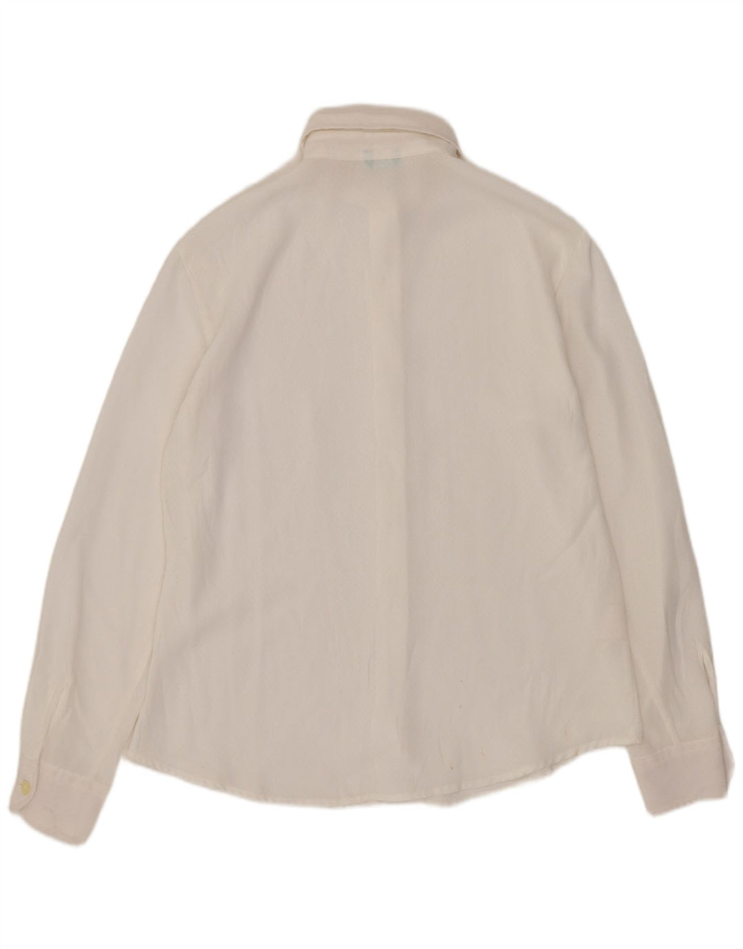 Camicia Benetton Donna UK 12 Medio Bianco