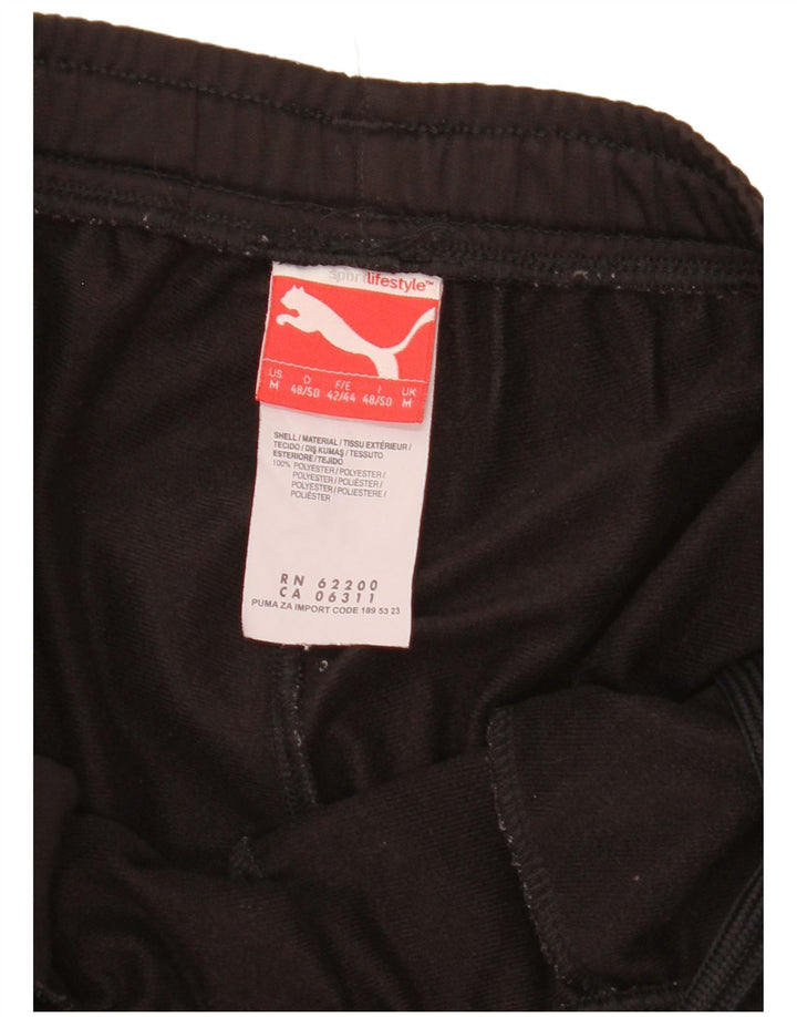 Pantaloni da tuta da uomo Puma Medium Black Colourblock in poliestere