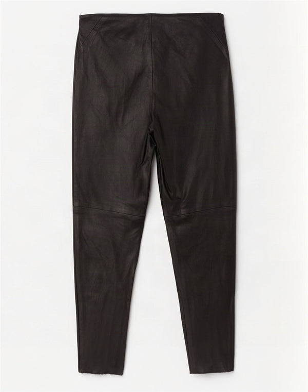 Pantaloni skinny da donna in ecopelle Zara medi W28 L27 poliestere nero