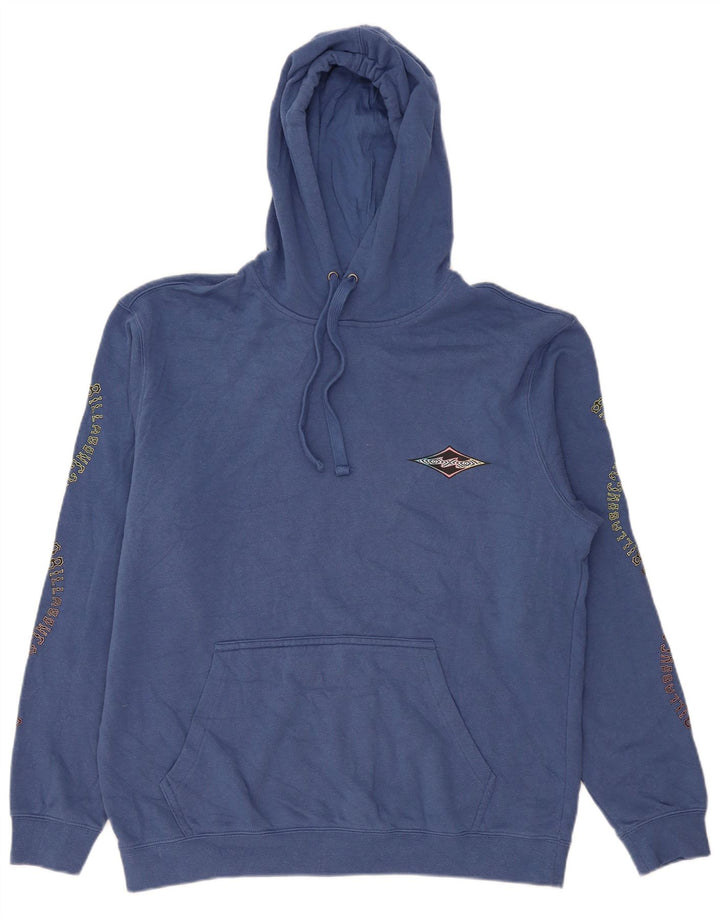 Maglione con cappuccio grafico da uomo Billabong grande blu