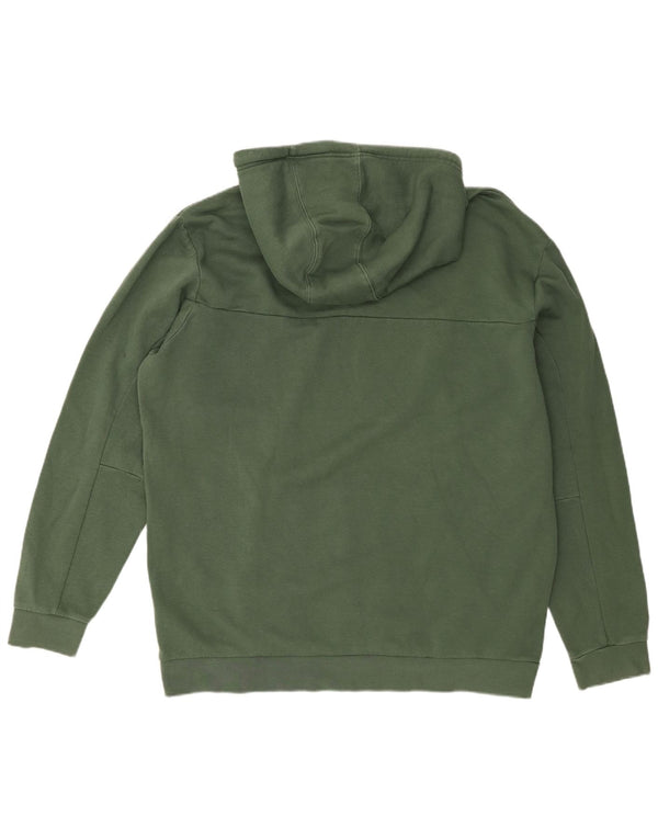 Felpa con cappuccio da uomo Adidas XL in cotone verde