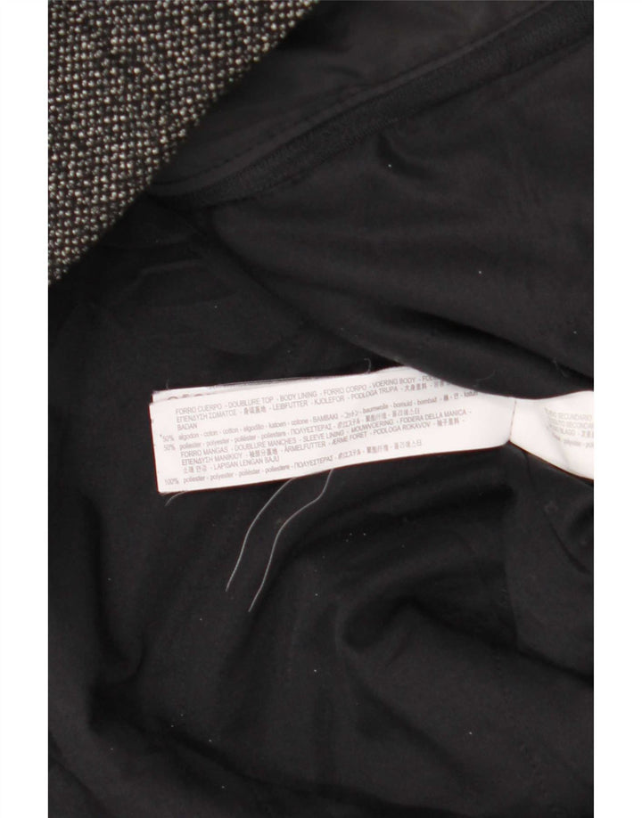 Cappotto da marinaio da uomo Zara UK 40 grande in cotone grigio