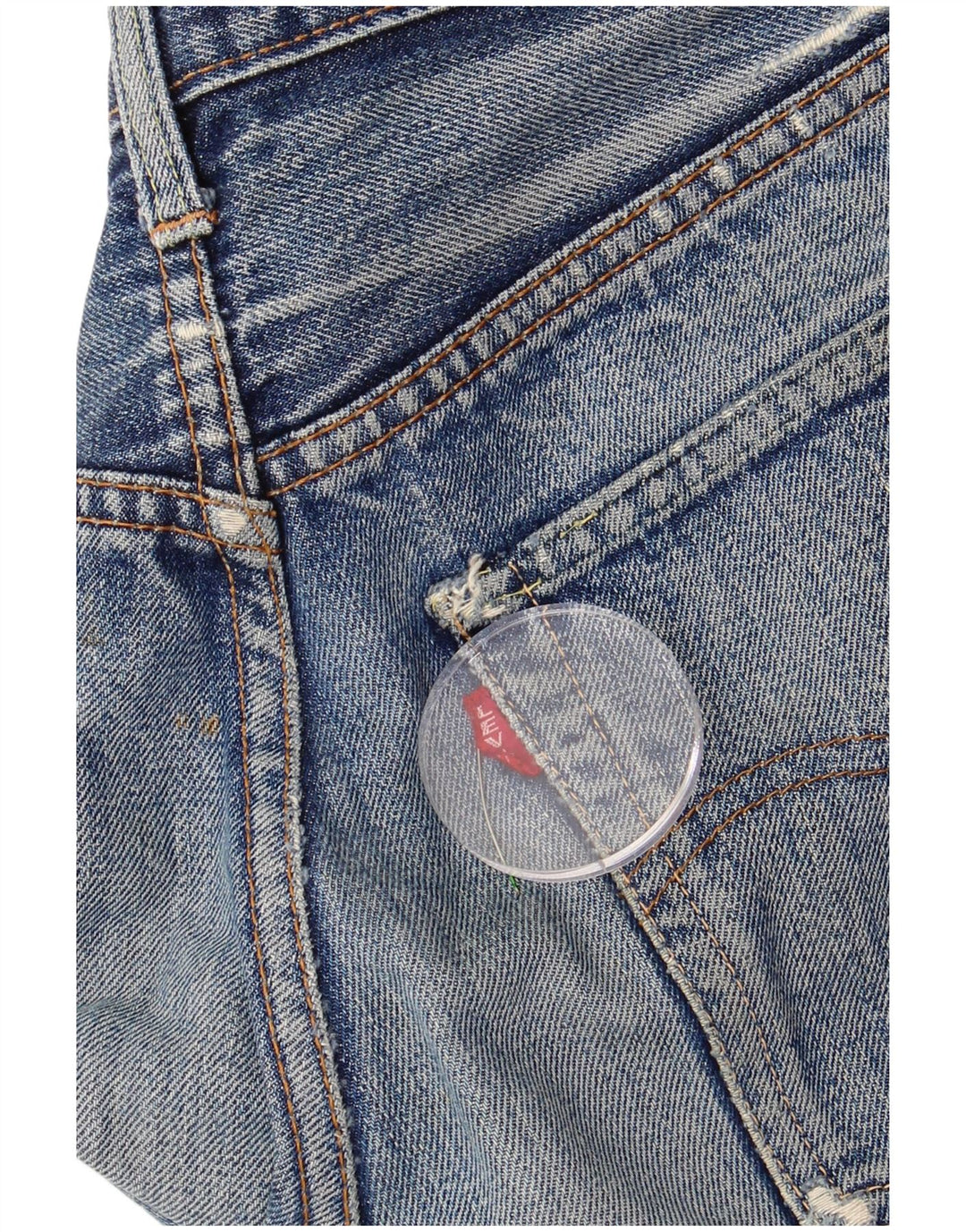 Pantaloncini di jeans da donna Levi's W28 Blu medio
