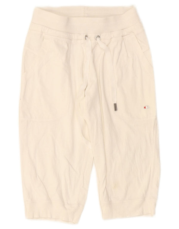 CHAMPION Pantaloncini sportivi Bermuda Heritage Classics da donna UK 4 XS Bianco