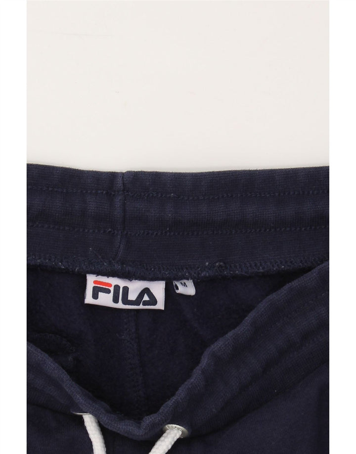 FILA Mens Tracksuit Trousers Joggers Medium Navy Blue Cotton Vintage Fila and Second-Hand Fila from Messina Hembry 