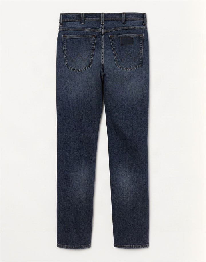 Jeans dritti da uomo Wrangler Texas W38 L32 cotone blu
