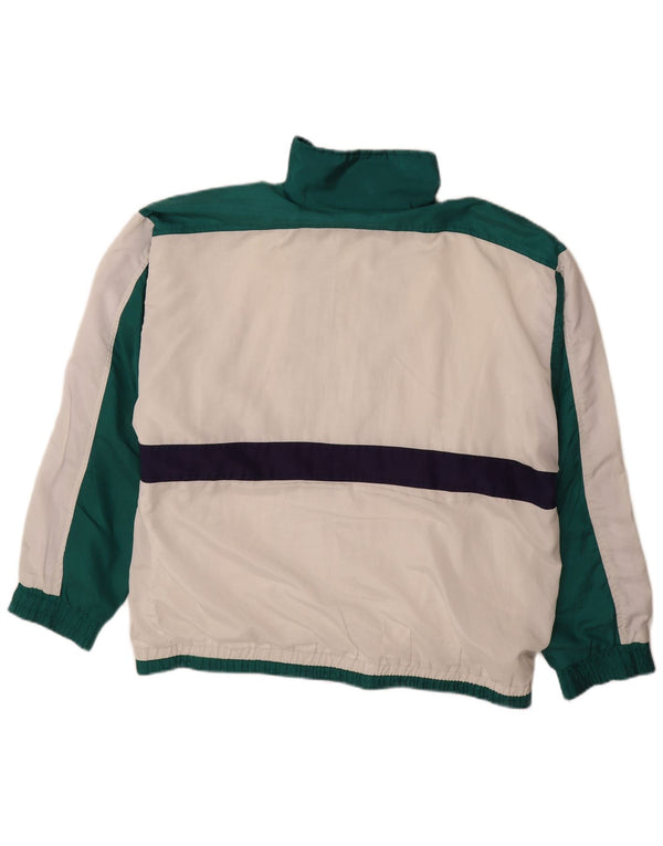 COSMOS Giacca da tuta da uomo UK 16 Large White Colourblock