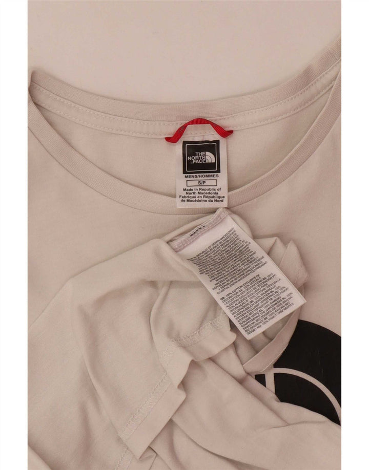 T-shirt grafica da uomo The North Face Top piccola in cotone bianco