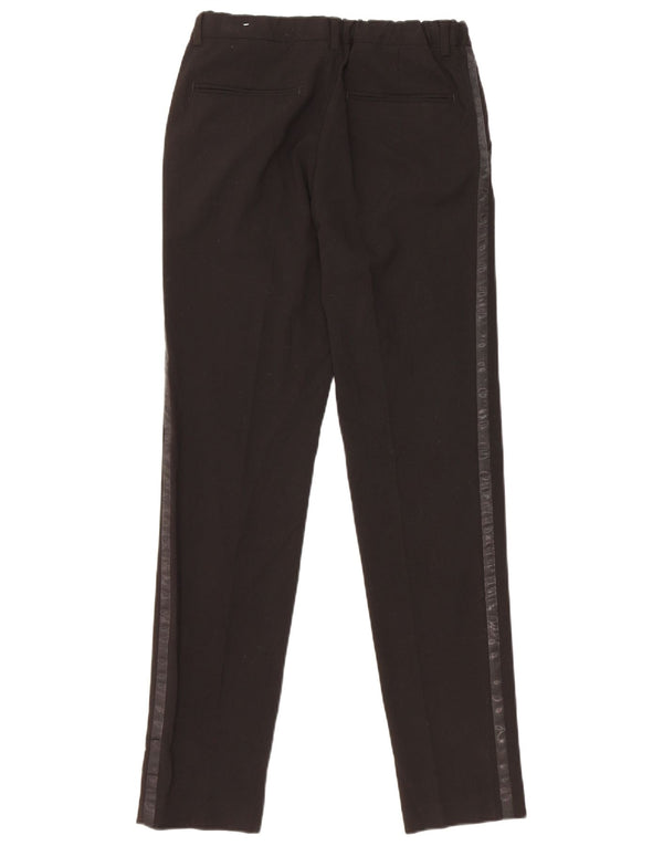 Pantaloni chino dritti da bambino Zara 13-14 anni W28 L29 poliestere nero