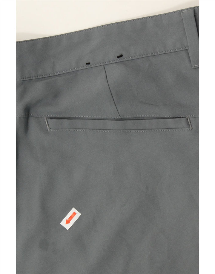 ADIDAS Mens Slim Chino Trousers W32 L32 Grey Polyester Vintage Adidas and Second-Hand Adidas from Messina Hembry 
