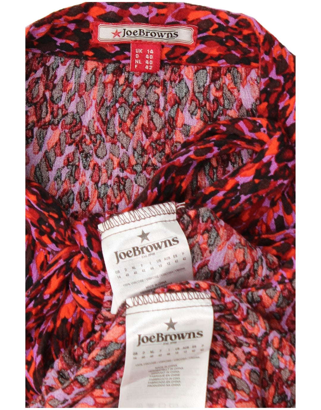 JOE BROWNS Set gonna 2 pezzi da donna UK 14 medio W30 multicolore