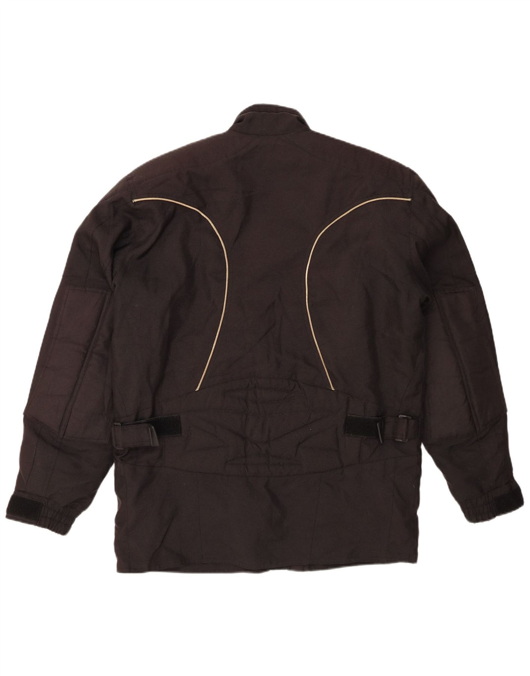 Giacca da pilota vintage da uomo UK 40 grande in poliestere nero
