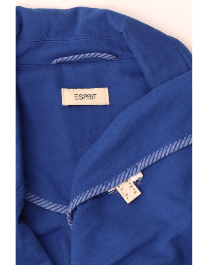 Giacca blazer oversize da donna a 1 bottone Esprit UK 8 piccola blu