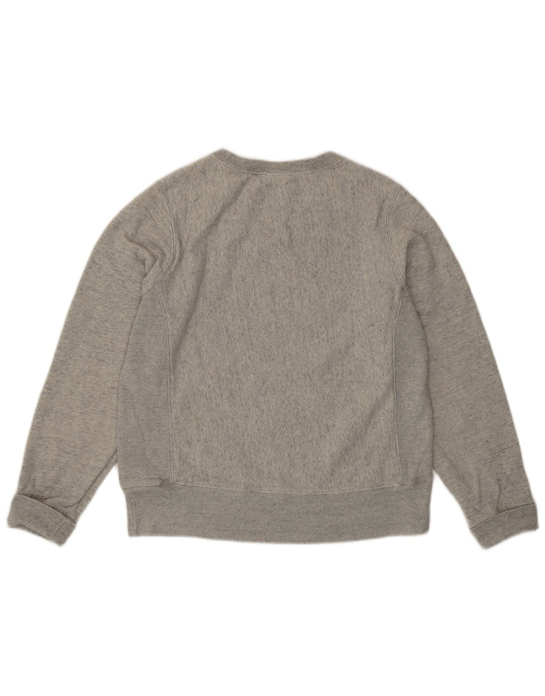 Felpa con grafica da donna Champion, maglione UK 10, piccolo cotone grigio
