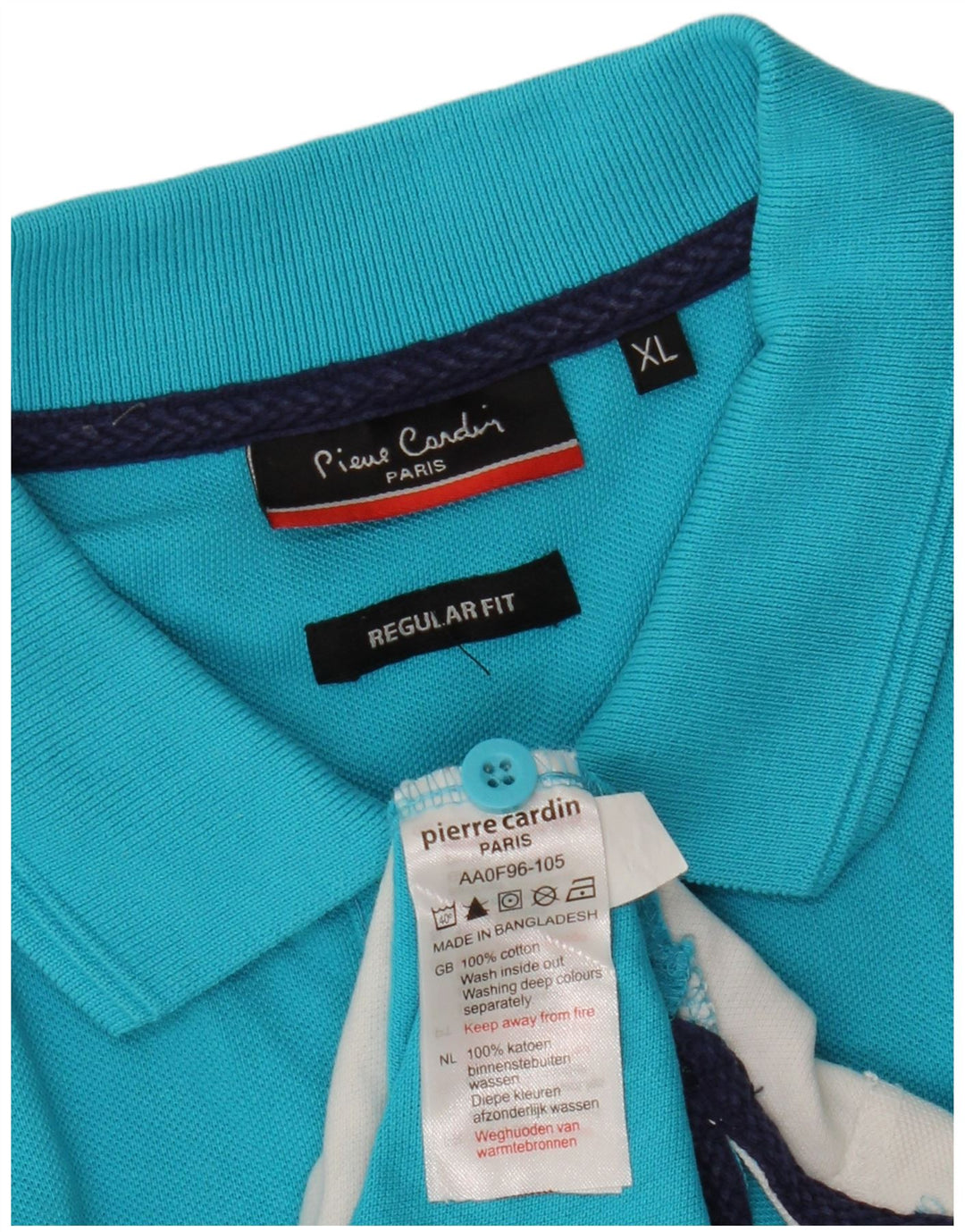 Polo da uomo Regular Fit Pierre Cardin XL multicolore Colourblock