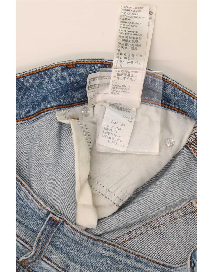 Jeans Levi's da donna super svasati W31 L34 cotone blu