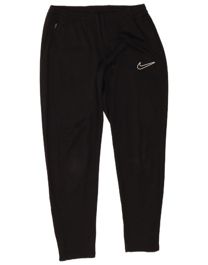 Pantaloni da tuta Nike Dri Fit da uomo, grandi, in poliestere nero